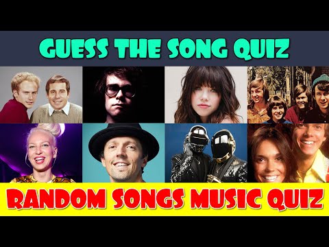 Guess the 30 Random Songs Music Quiz (Part 1)