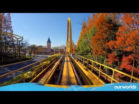 Shuttle Loop Coaster POV (シャトルループ) - On-Board Point of View 4K - Nagashima Spa Land, Japan