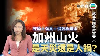 TVB世界觀｜加州山火是天災還是人禍？｜2025年1月13日｜無綫新聞 ｜TVB News