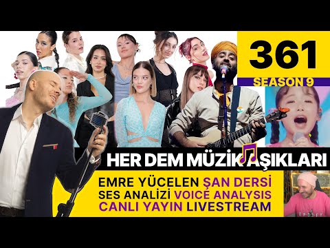 Haftalık Ses Analizi Canlı Yayını (HER DEM MÜZİK AŞIKLARI) #361 2024 Aralık 22 #superchat