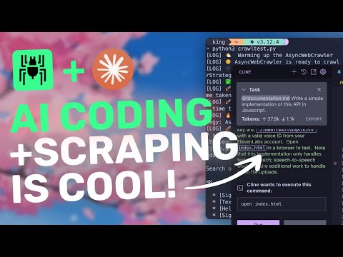 Crawl4AI + Aider & Cline : AI Coding with WEB SCRAPING is AMAZING! (Knowledge Base & Documentation)