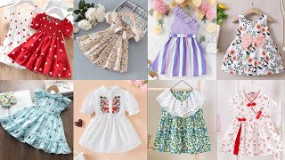 New summer frocks collection for baby girls 2025//Summer baby frocks//Cotton frocks for baby girl