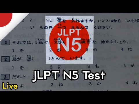 The JLPT N5 Test 🔺LIVE on Paper #1- Light Smit