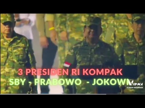 INDAHNYA 3 PRESIDEN RI KOMPAK IKUTI PARADE SENJA, KEGIATAN RETREAT KEPALA DAERAH DI AKMIL MAGELANG