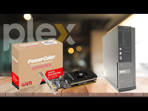 Turning a Dell Optiplex 3020 SFF w/ RX 6400 into a Plex Media Server