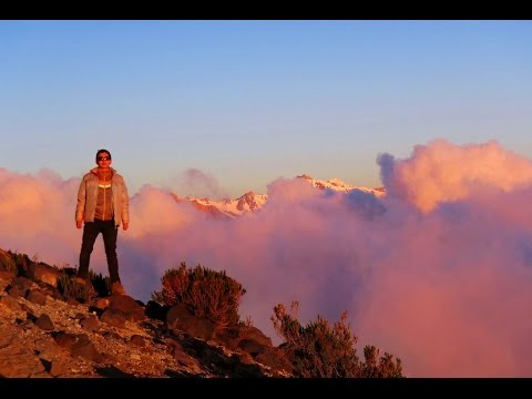 Atardecer en el Volcán Misti - Campamento Base