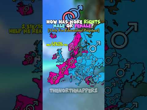 how has more rightsmale or female? #shorts #mapper #mapping #map #viral #edit