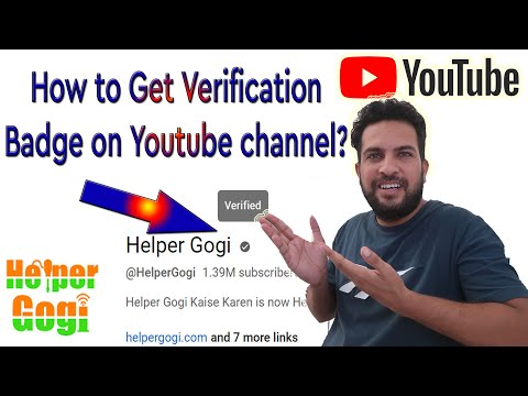 How to get Youtube channel Verification Badge in English