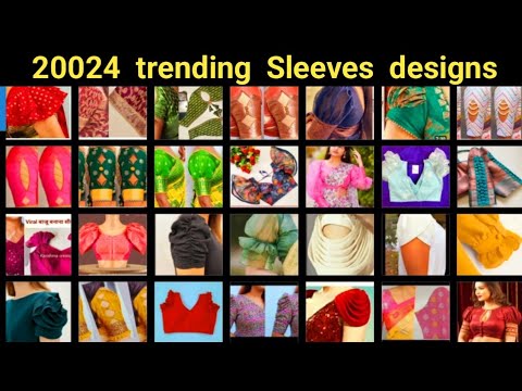 Trending Blouse sleeves design new model 2024/half sleeve design/balloon sleeve design/astin design