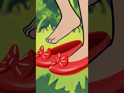 Cindirella with Red Shoes ✨❤️ | Fairy Tales #shorts   #fairytales #stories  #forkids  #redshoes