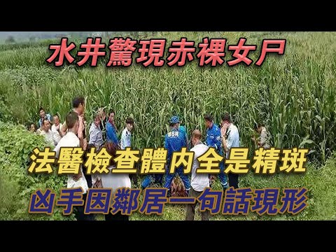 水井驚現赤裸女屍，法醫檢查體內全是精斑，兇手因鄰居一句話現形#噼里啪啦