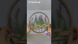 DIY jute craft/DIY wall decor with jute #jute #jutecraft #walldecor #juteart #diy #diycrafts #shorts