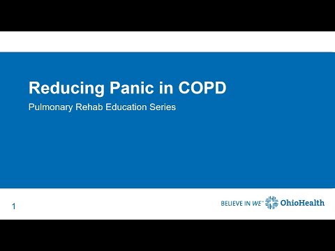 Reducing Panic in COPD