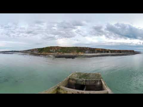 Normandy - France - Mulberry Harbour Arromanches-les-Bains - 360° Panorama