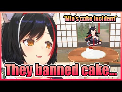 Mio Talks About Eating Birthday Cake Being Banned on Birthday Streams【Hololive】