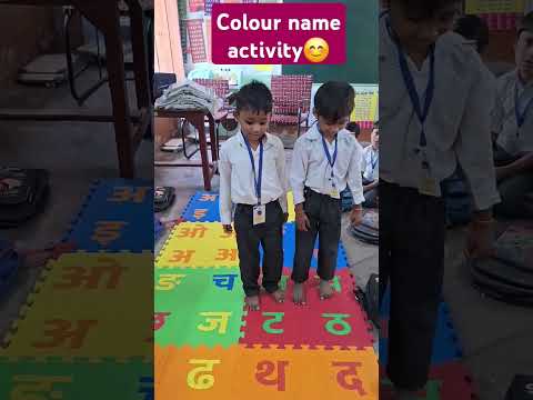 Let's learn colour name and recognisation with activity. #nipunbharatabhiyan  #shorts #ytshorts #