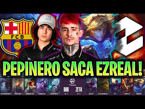 PEPINERO SACA SU MÍTICO EZREAL EN SUPERLIGA! | BAR vs ZETA RESUMEN SUPERLIGA DOMINO'S INVIERNO 2025