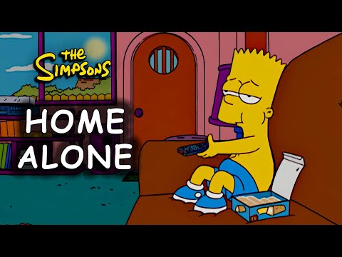 What Happens When Bart is Left ALONE At Home?🏠 | The Simpsons Recap