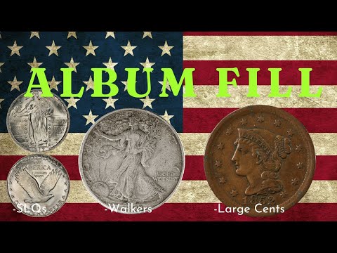 Coin Show pickups. Filling some hard Dansco Albums. Very Satisfying ❗️Walkers, Large Cents, & SLQs