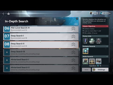 【GFL2】In Depth-Search ► RA08 Deep Search II ★ First-Time Clear ║v1.1 #443║