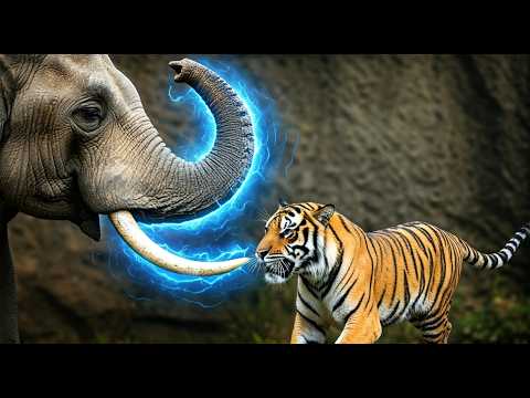 Animal Kingdom Superpowers Tiger Strength vs  Elephant Power!