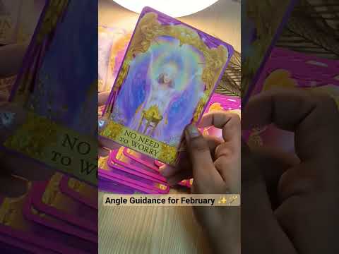 Angle Guidance For February ✨#shorts #tarot