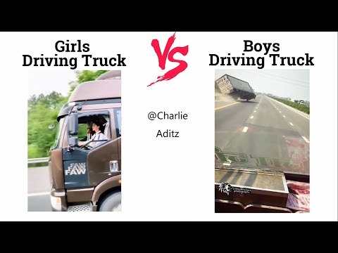 Girls Driving Vs Heavy Driving || Meme || Funny memes