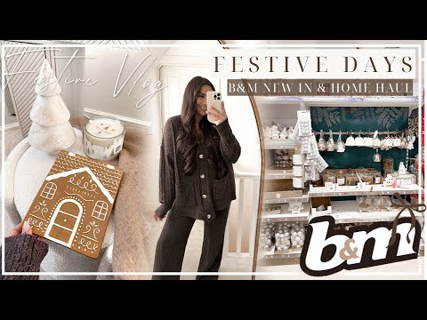 FESTIVE VLOG | B&M New in, Home Haul & more!