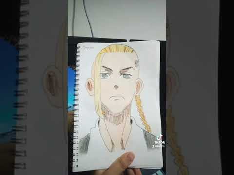 coloring Draken Drawing #drawing #anime #draken #coloring