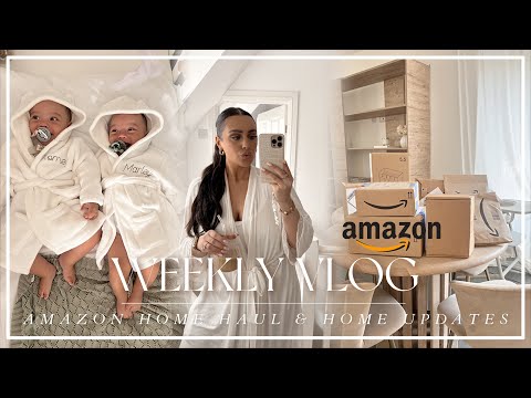 WEEKLY VLOG | AMAZON HOME HAUL & HOME UPDATES