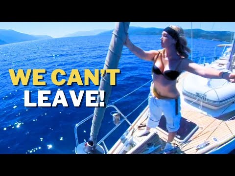 When the WIND forecast is HORRIBLY wrong... | Med-Mooring + Sailing to Agia Effimia 🇬🇷