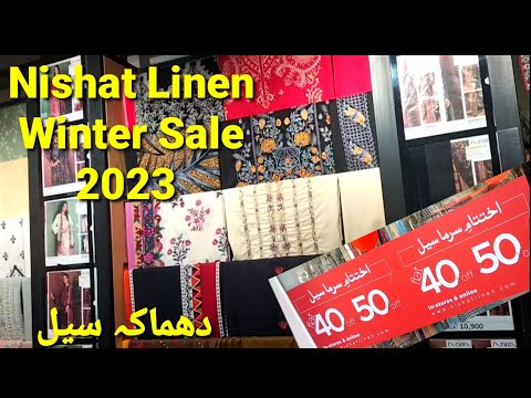 Nishat Linen Winter Sale - Flat 40% and 50 % Off - اختتام سرما سیل