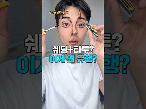 이게 왜 유행..? 쉐딩+타투펜?