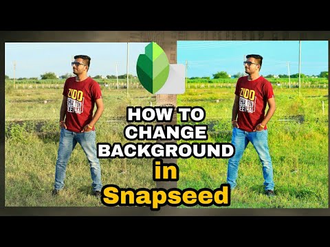 How To Change Background || New Snapseed Photo Editing 2020 || Snapseed Me Photo Edit Kaise Kare