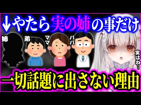 パパや弟のネタはよく配信で話すが、"お姉ちゃん"の事だけは全然話さない意外な理由を語るパトラ【周防パトラ 切り抜き】