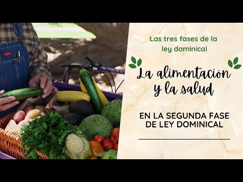 15. Las tres fases de la ley dominical: La alimentación y la salud .