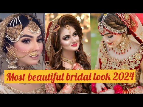 Bridal Jewellery Designs 2024/Trending Bridal Makeup/Latest Lehenga Design /@Fairyfashions109