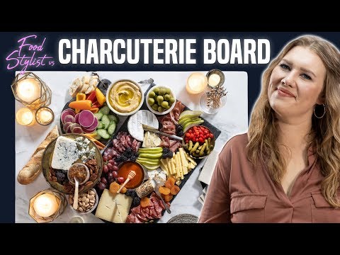 Food Stylist Shows How to Make A Beautiful Charcuterie Board | Meat and Cheese Board for New Year’s