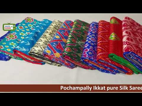 The Latest Trend in Ikkat Sarees! ikkat sarees pochampally sarees pattu sarees