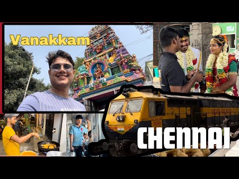 Going Chennai by Coromandal Express | Tamilnadu Daily Vlog| Marina Beach| South Indian Food