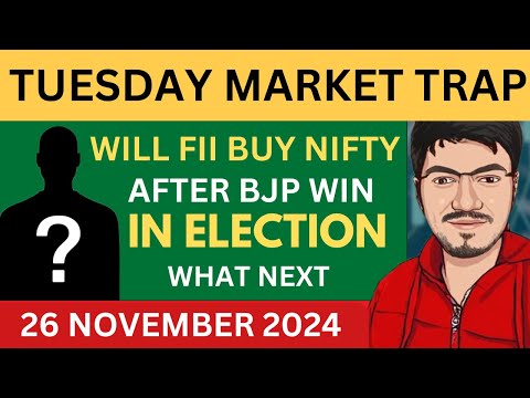 Nifty Prediction and Bank Nifty Analysis for Tuesday | 26 November 2024 | Bank NIFTY Tomorrow