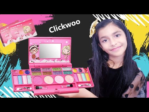 Clickwoo - Washable Real Makeup Set for Girls Makeup