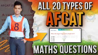 AFCAT 1 2025 MATHS . Every  Type of  Maths Questions for AFCAT 1 2025.