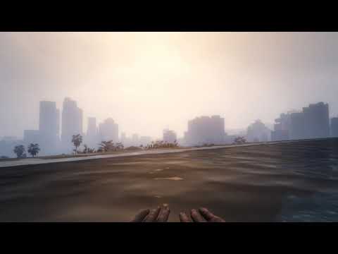 GTA:O - Los Santos winter sunset from the infinity pool