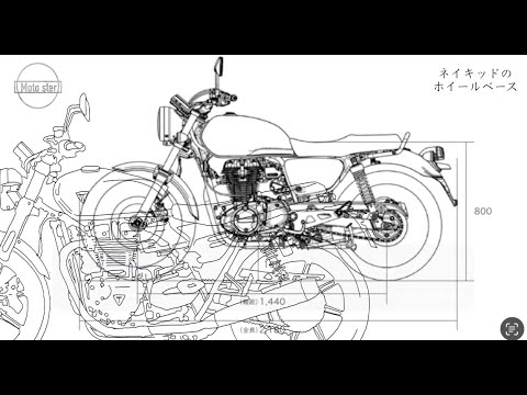 GB350（S）が意外に大きい　大型の○○と変わらない大きさだった