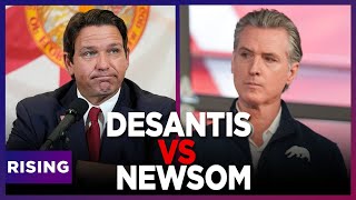 Ron DeSantis READIES His State For Mass Deportation; Gavin Newsom Gets Ready To Sue