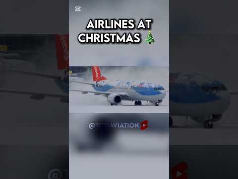 Airlines at Christmas - Part 1 🎄 #aviation