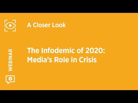 The Infodemic of 2020; Media’s Role in Crisis