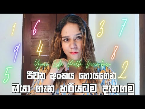 ඔයා ගැන දැනගන්න ජීවන අංකය සොයාගමු Your Life Path Number Sinhala