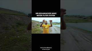 MR.INDIANHACKER MAKE WATER FILTER SYSTEM #mrindianhackershorts #experimrnt #shortvideo